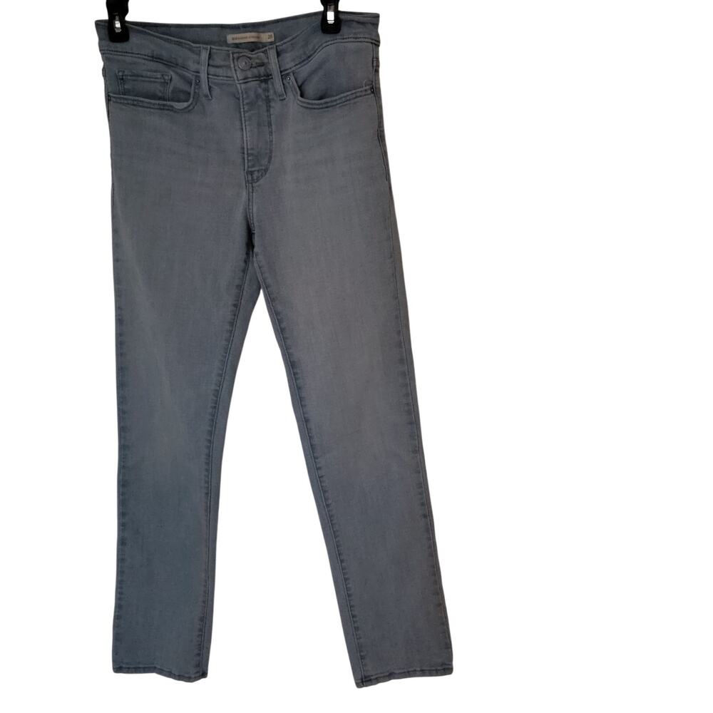 Levi’s 314 Shaping Straight Jeans Women’s Size 28x32 Medium Wash Stretch Denim